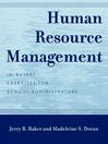 Human Resource Management (eBook): In-Basket Exercises for School Administrators